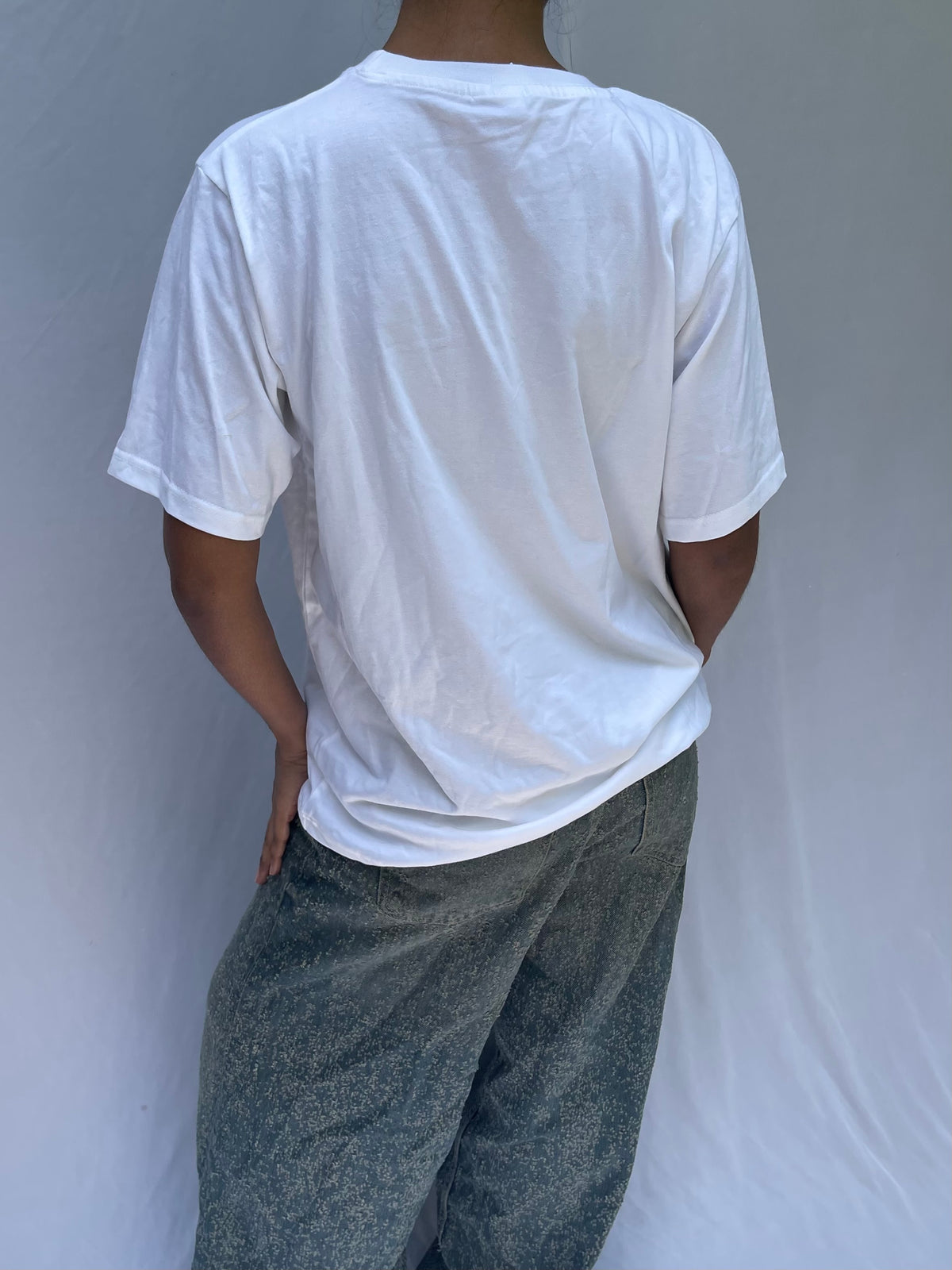 ‘Please Get Your Own Swag’ Tee - White (Oversized)