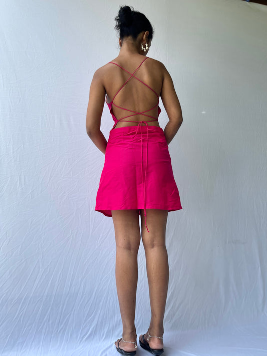 Freda Dress- Fuschia