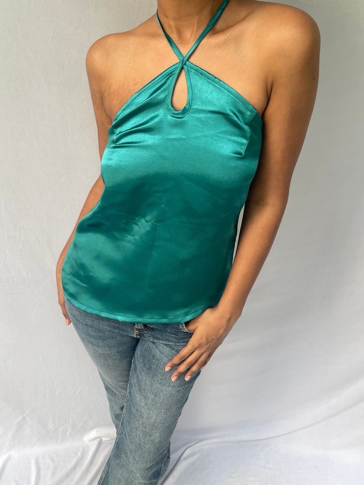 Ria Halter Top - Teal
