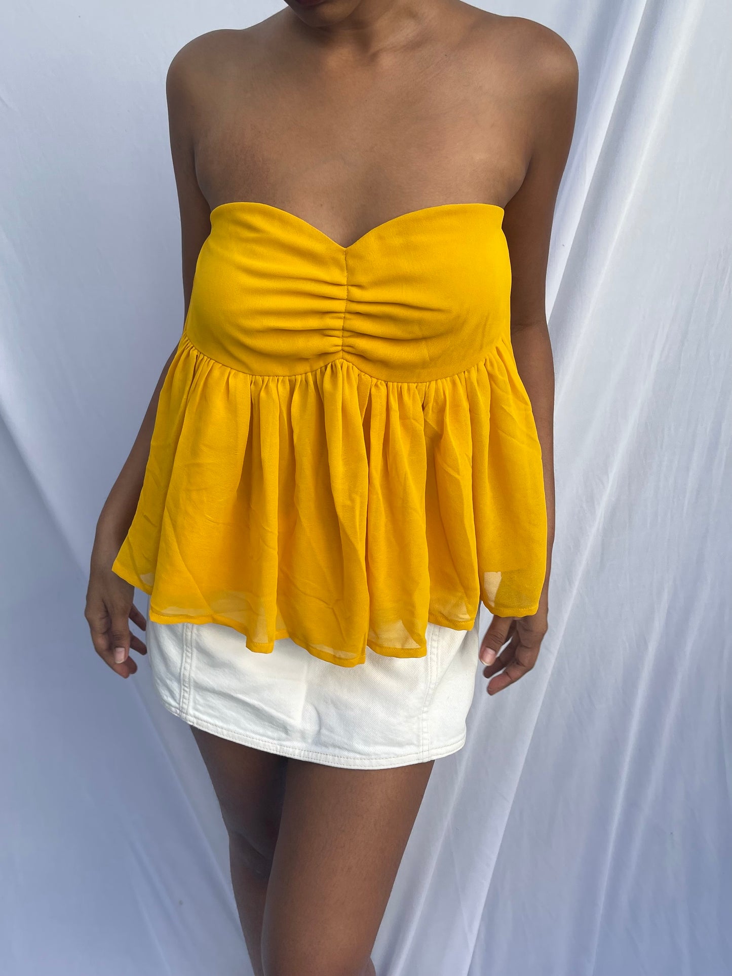 Juju top- Yellow