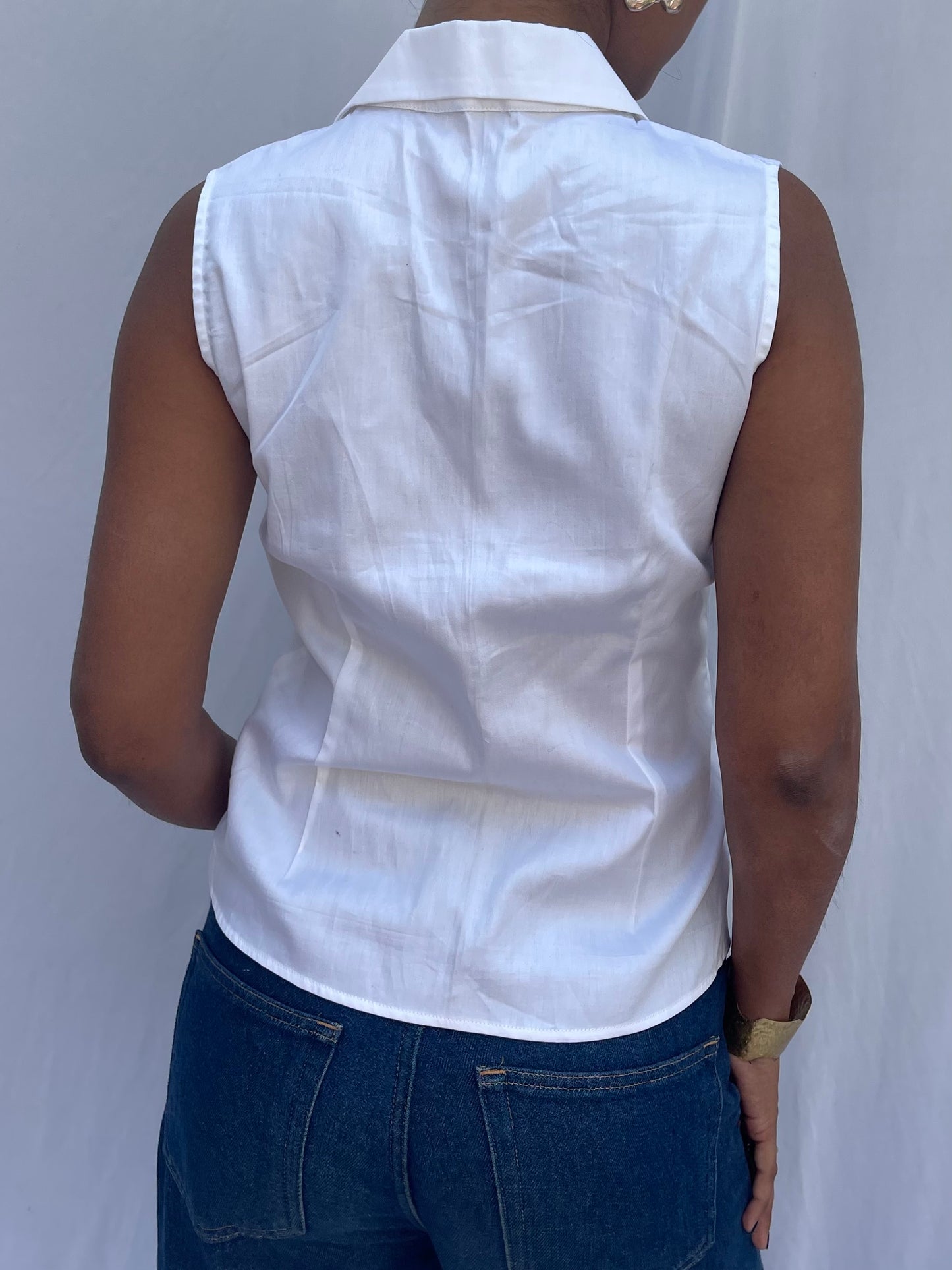 Bean Vest- White