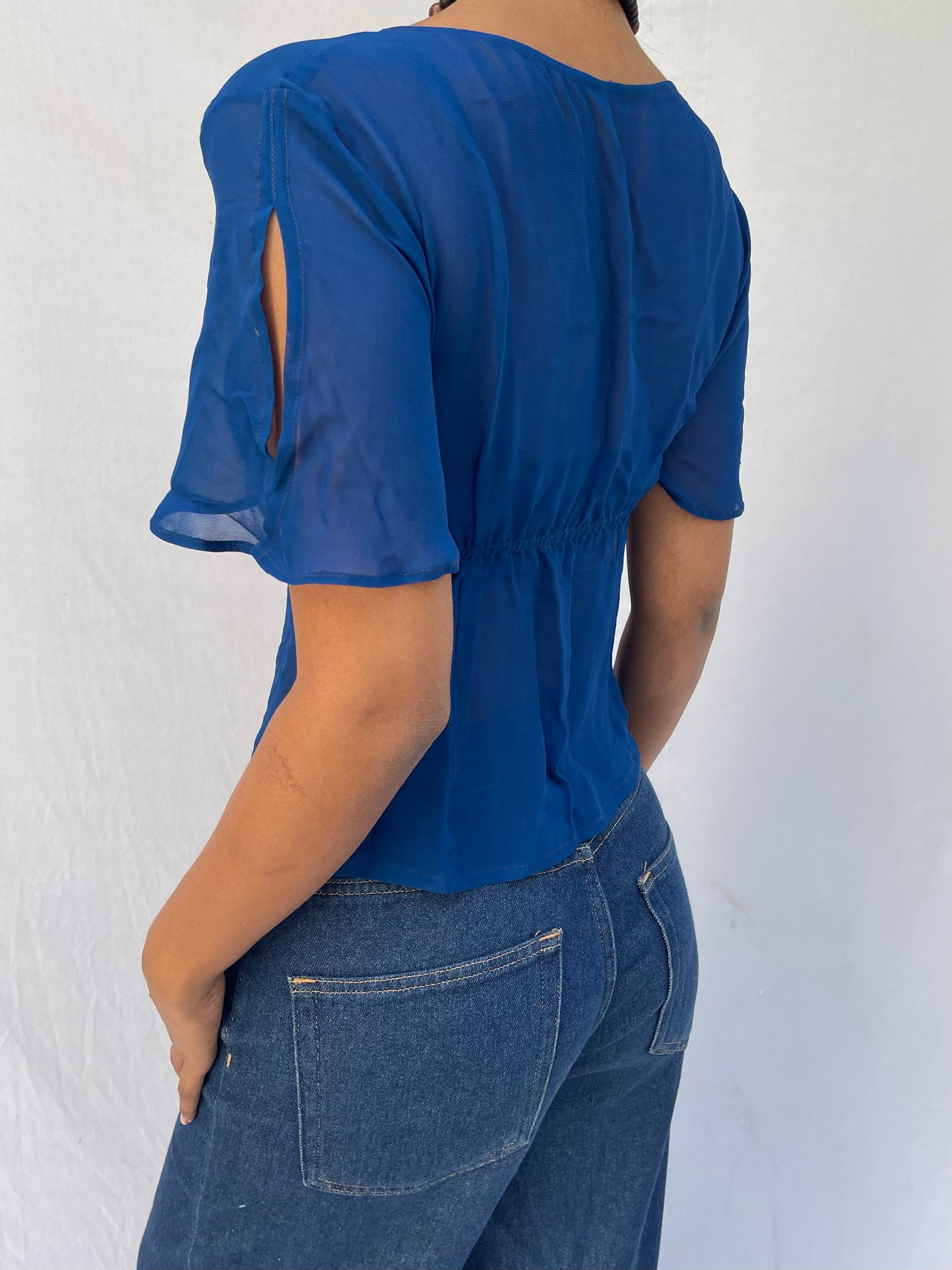 Penny Top- Blue