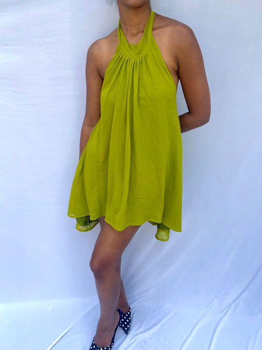 Elena Dress - Olive