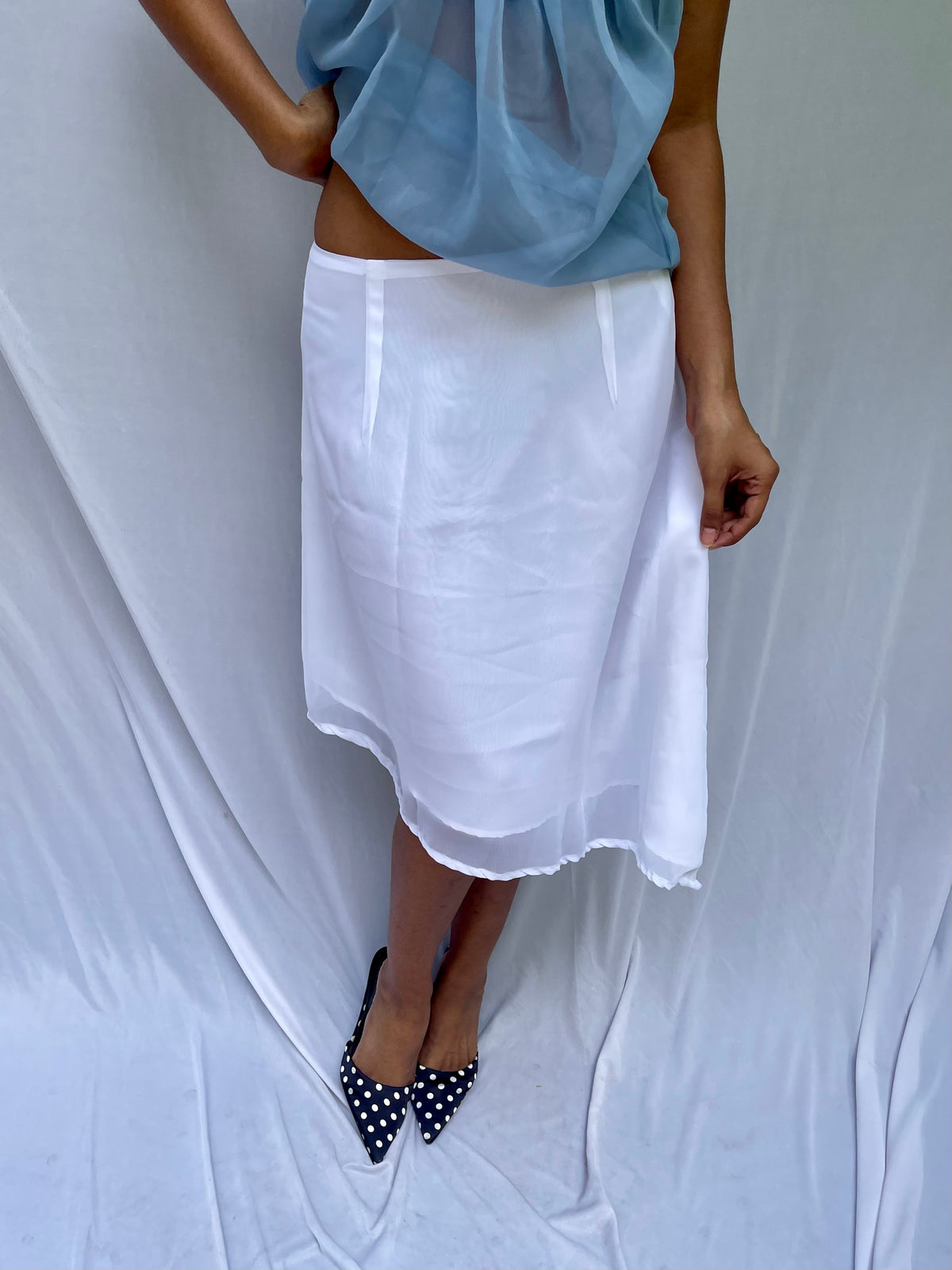 Serena Skirt -White