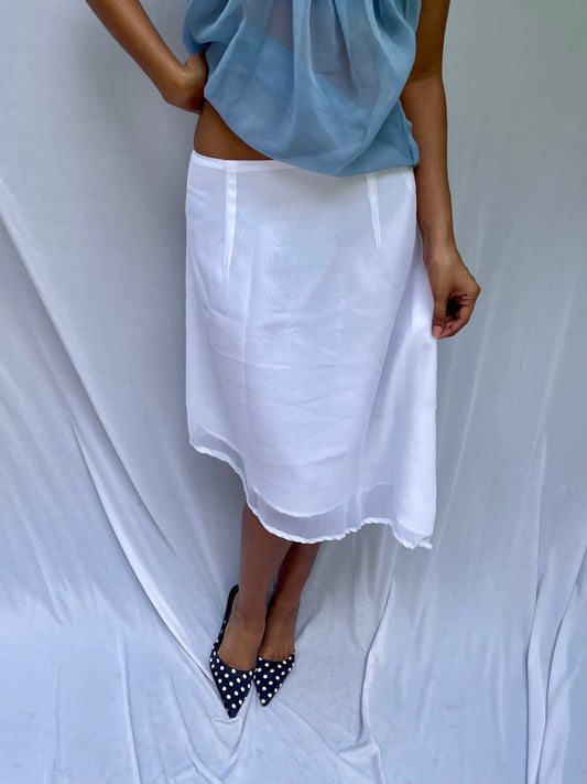 Serena Skirt -White