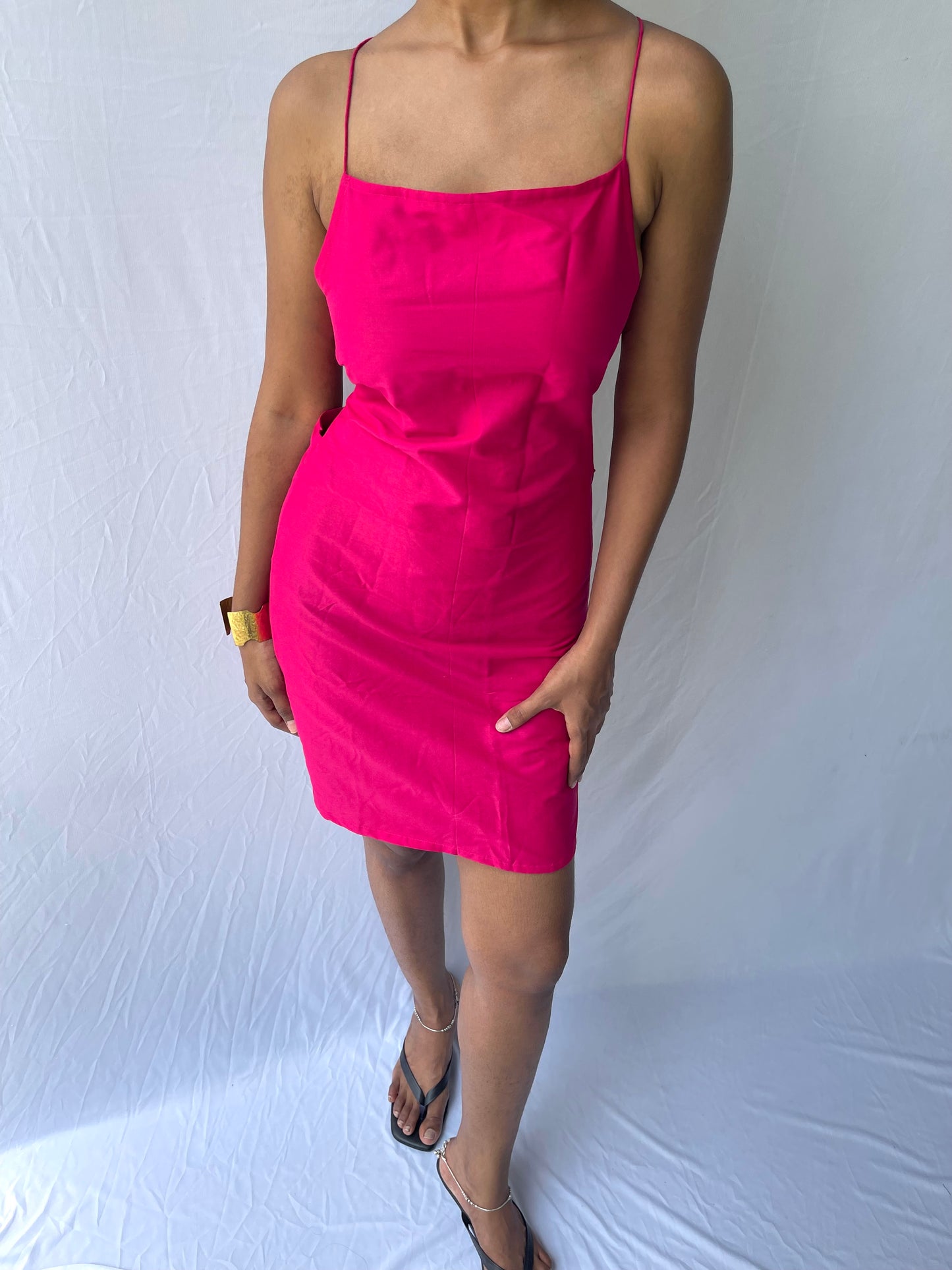 Freda Dress- Fuschia