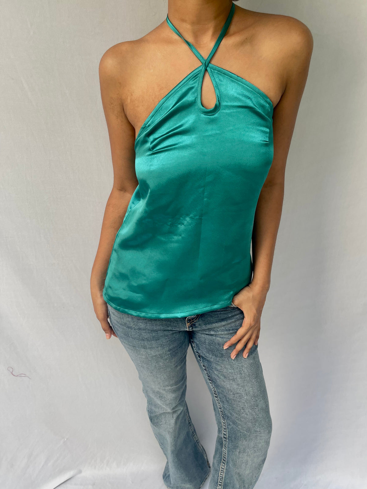 Ria Halter Top -  Teal