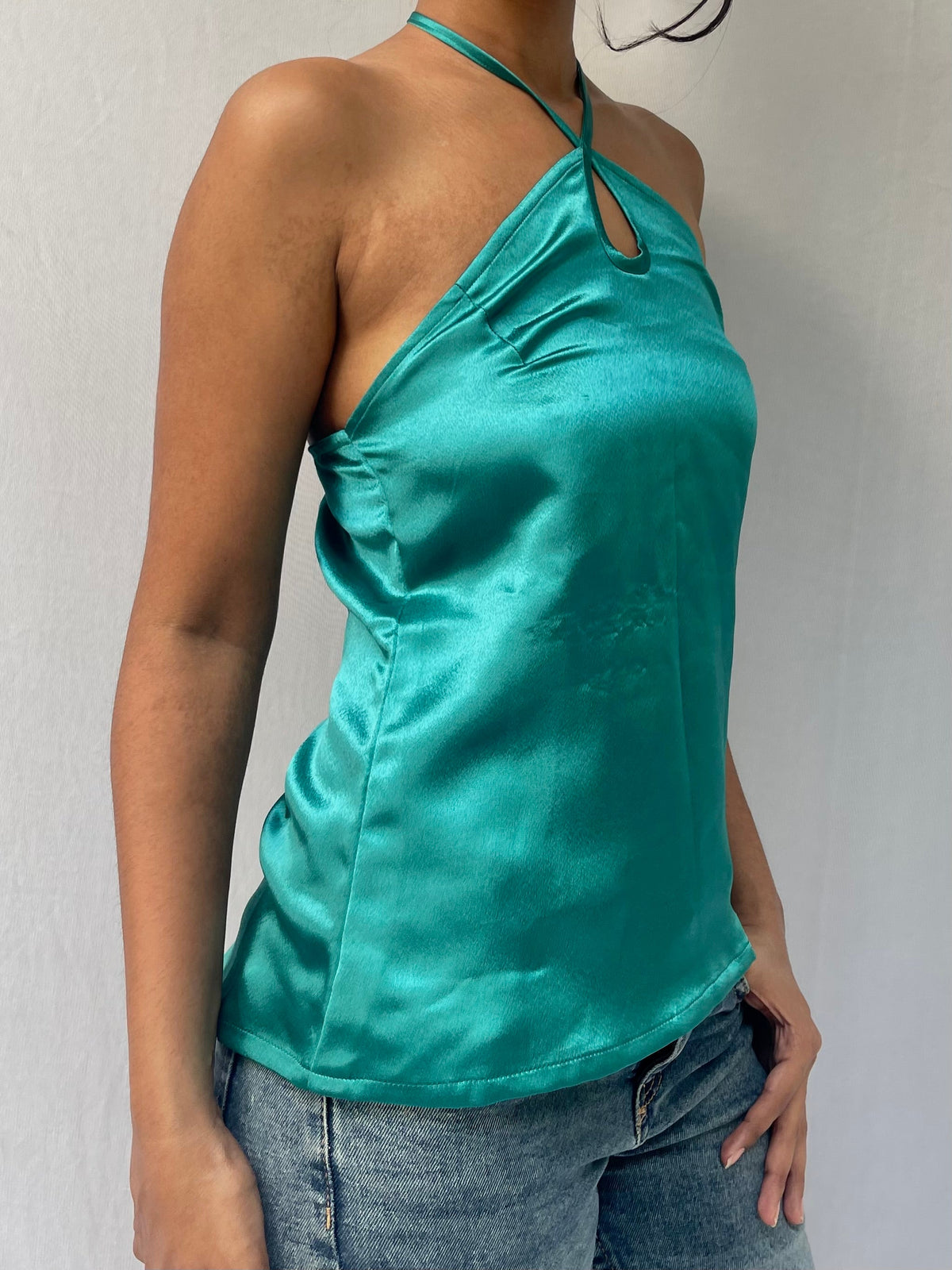 Ria Halter Top -  Teal