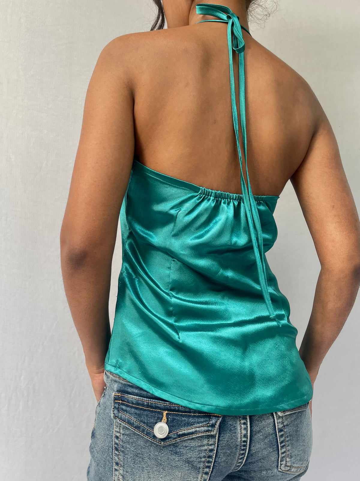 Ria Halter Top -  Teal
